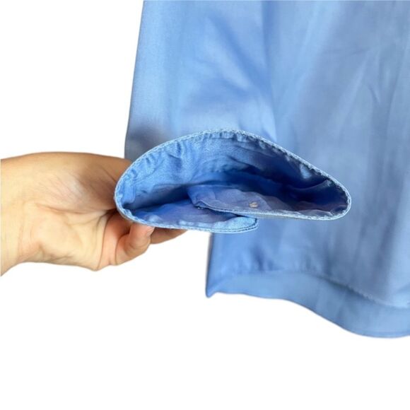 Geoffrey Beene blue button down shirt. - Picture 9 of 11